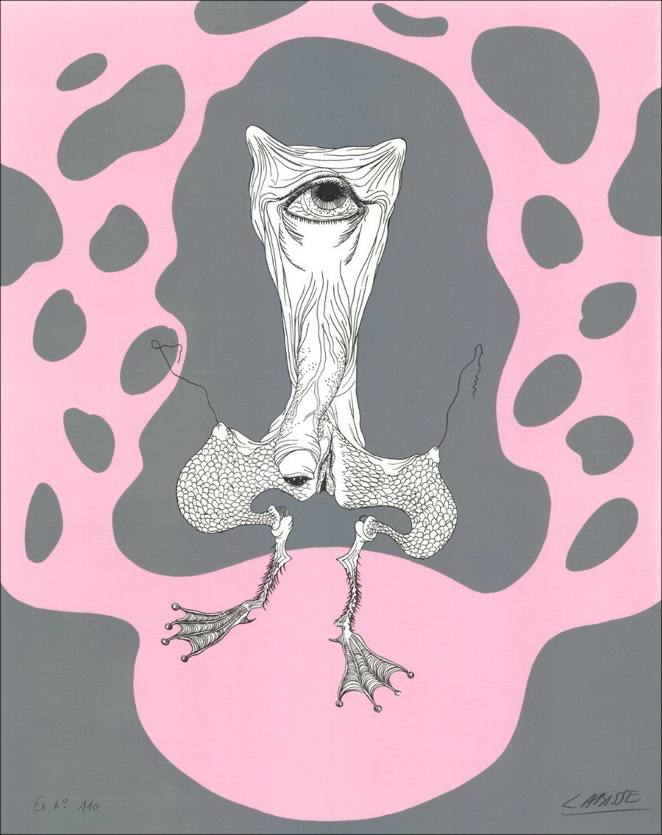 Comprar Félix Labisse Lithograph Los Cyclops del Marais 1974