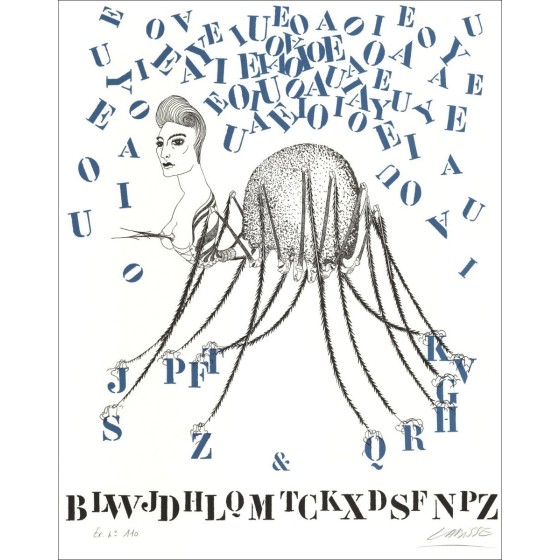 Acquista labalta di labcografo Tarantula Felix Labisse Litografia del 1974