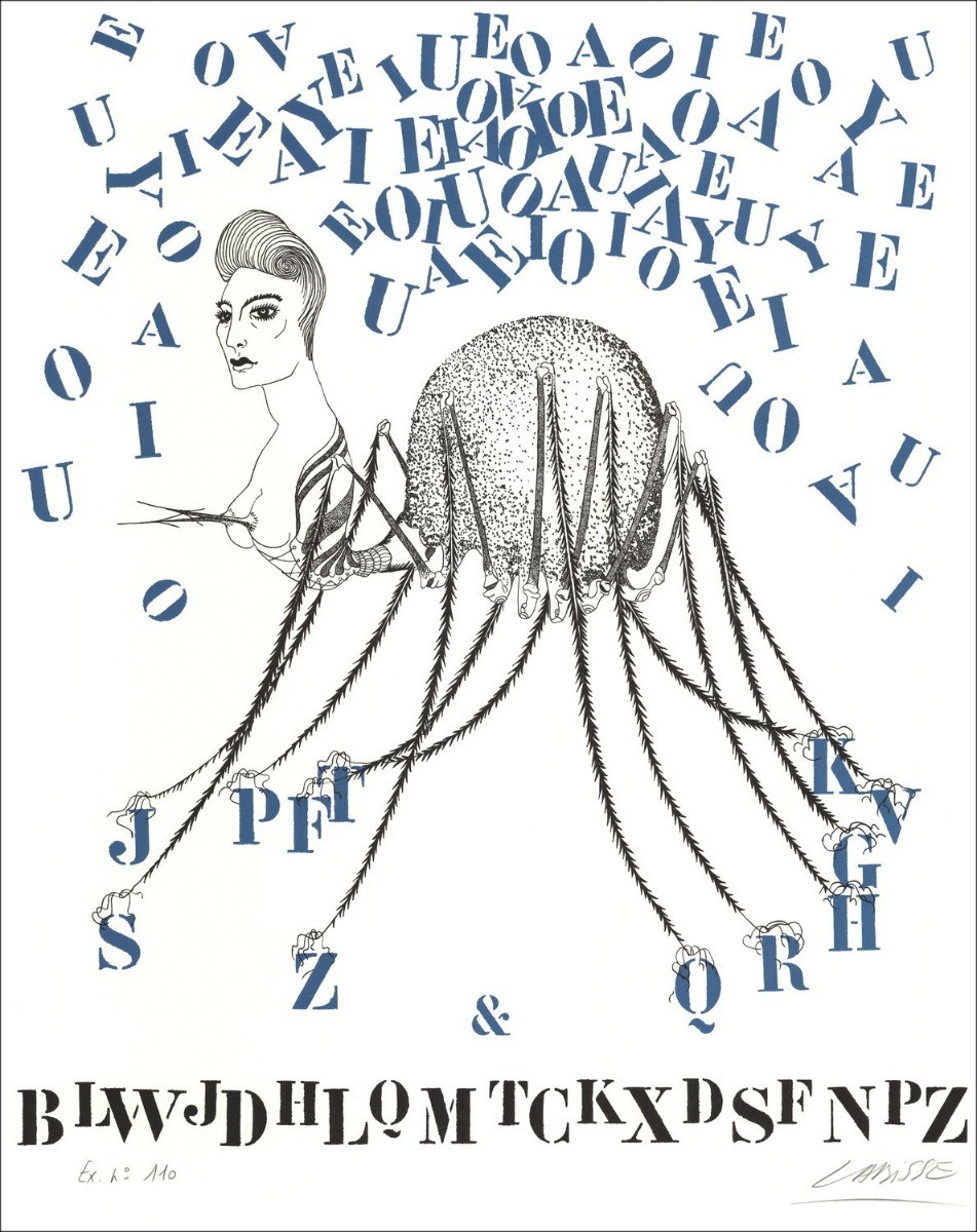 Acquista labalta di labcografo Tarantula Felix Labisse Litografia del 1974