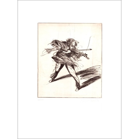 Acquista Agitato Furioso di Claude WEISBUCH Incisione originale
