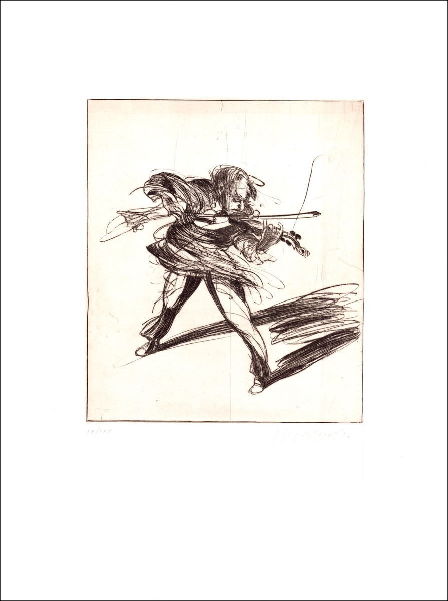 Buy Agitato Furioso Claude WEISBUCH Original Engraving