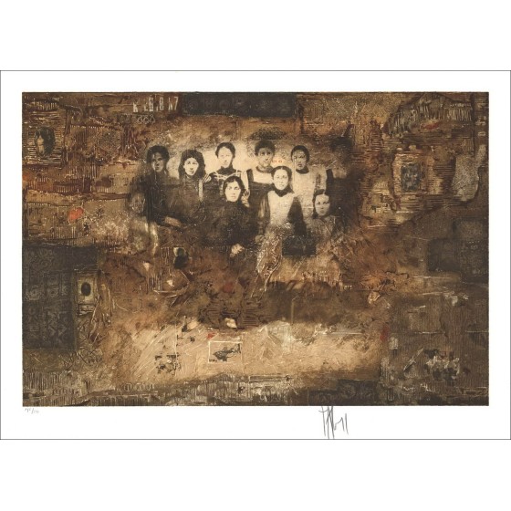 Alain Kleinmann, La Pose | Original lithograph signed and numbered