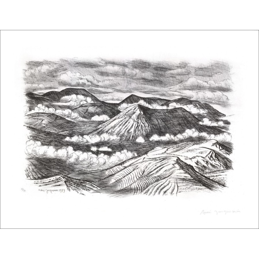 Kaufen Sie Lorraine-Landschaft 04 Original-Gravur André Jacquemin 1979