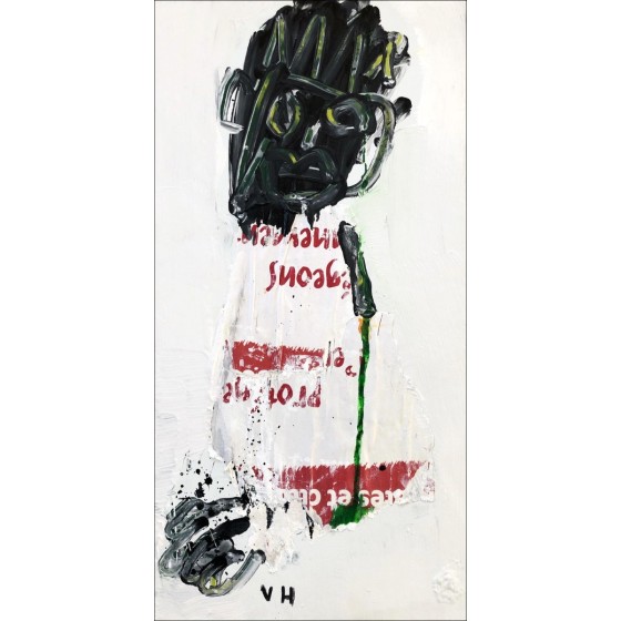 Koop origineel schilderij door Victor Hasch JM Basquiat