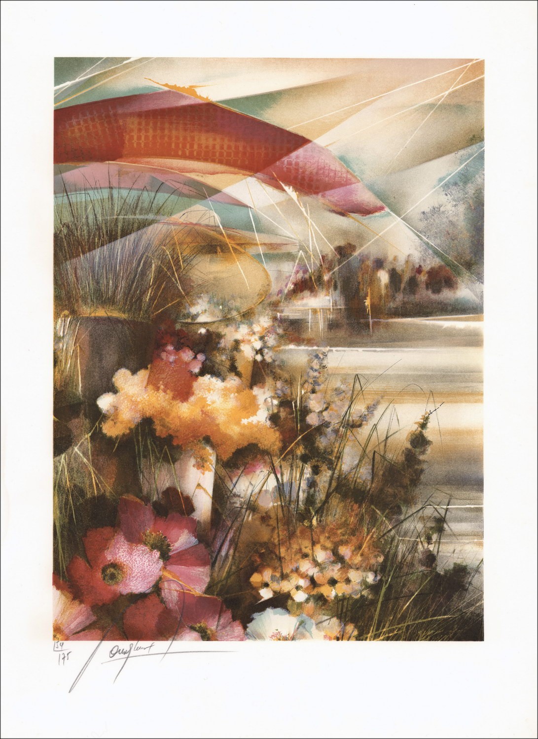 Buy Raymond Landscape Chicken Original Lithograph 