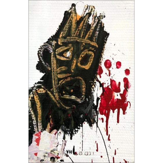 Koop JM Basquiat een origineel schilderij van Victor Hasch 