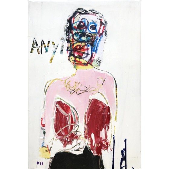 Buy Victor Hasch Original Painting Character in Pink