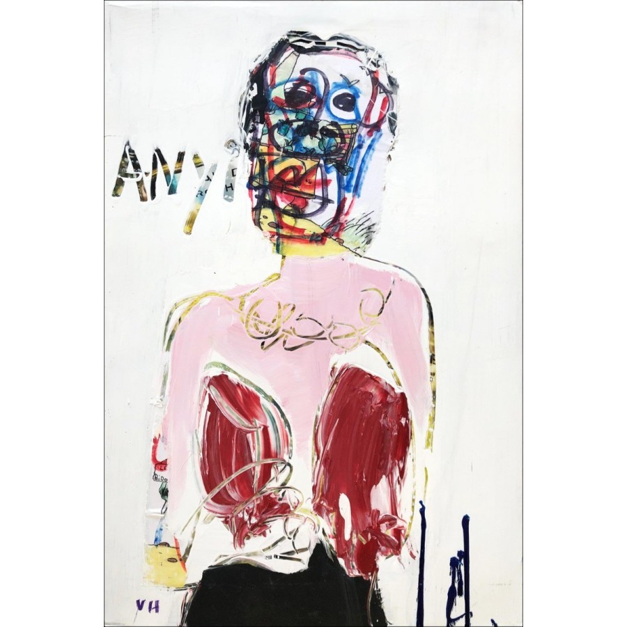 Buy Victor HASCH Original painting Character in pink