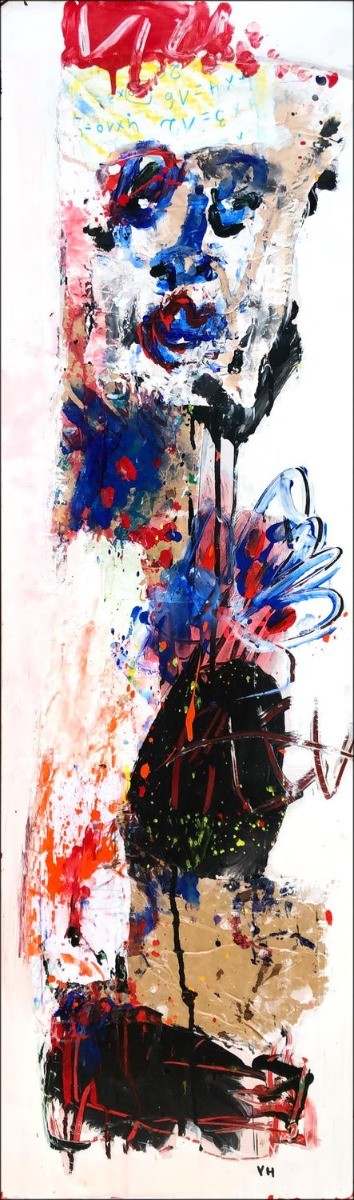 Buy Character an original painting on cardboard by Victor HASCH 