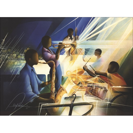 Kaufen Sie Raymond Huhn Miles Davis und ihre Orchesterlithographie