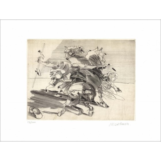 Koop Original Engravision Claude Weisbuch Don Quixote 