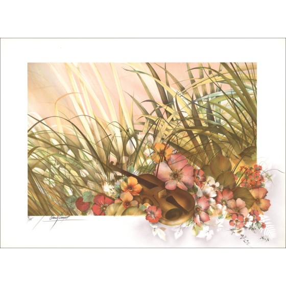 Kaufe Original Lithographic Raymond Chicken Violine in der Kampagne