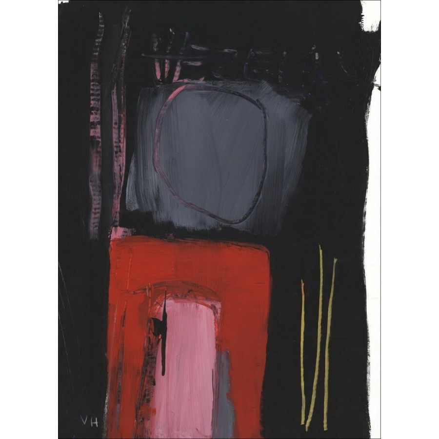 Koop VEZELAY een acryl schilderij op Victor Hasch Paper 