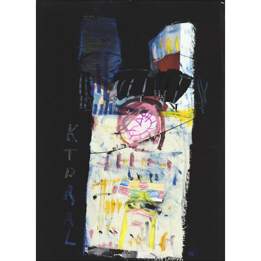 Koop Victor Hasch SA Original Painting on KTDral Paper