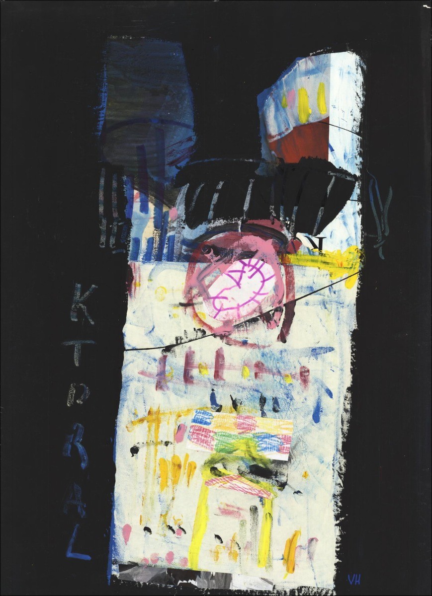 Koop Victor Hasch SA Original Painting on KTDral Paper