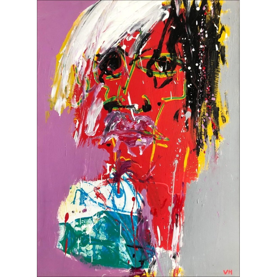 Koop Victor Hasch Original Painting Andy Warhol