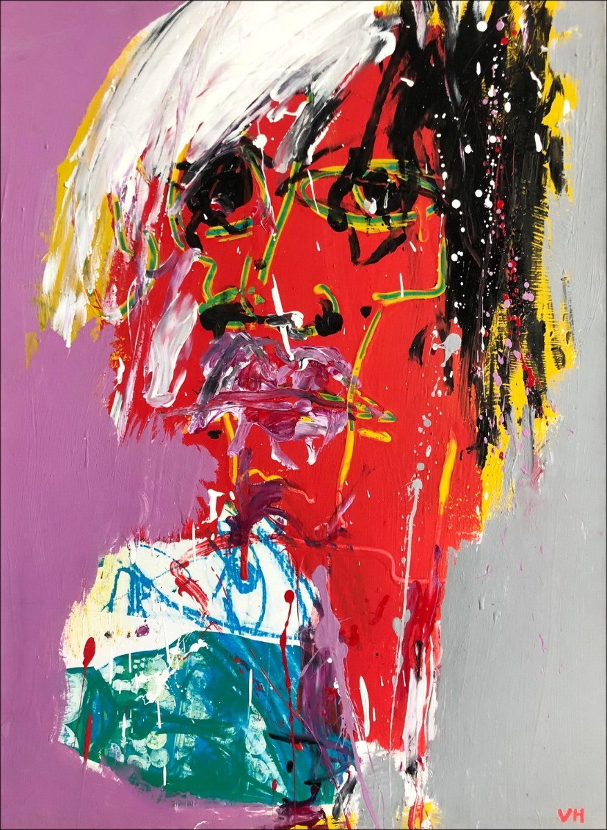 Acquista Victor HASCH Original Painting Andy Warhol