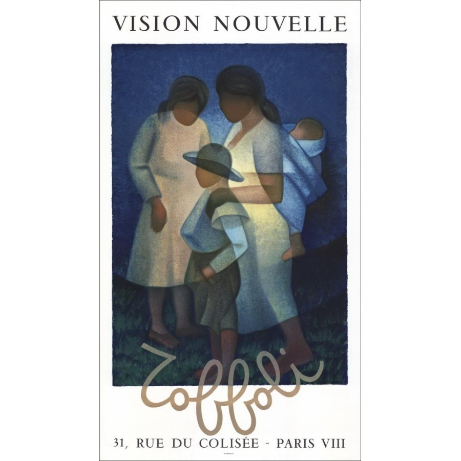 Acquisto poster Litografia Louis Toffoli La famiglia, Hope 1977