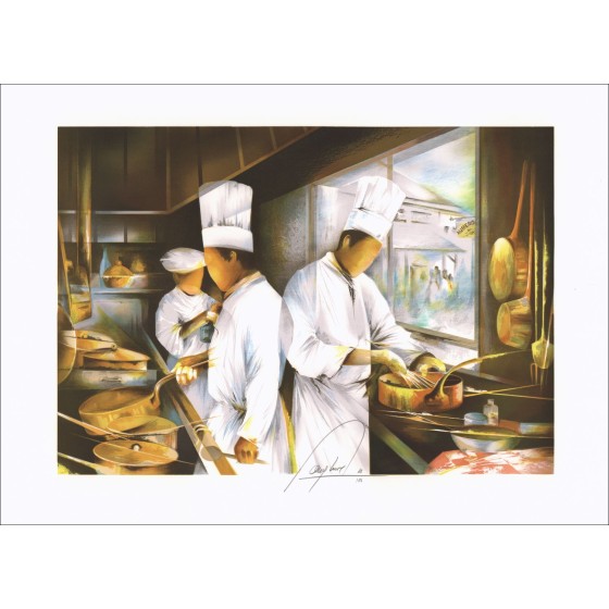 Comprar raymond pollo litografía original cocinero