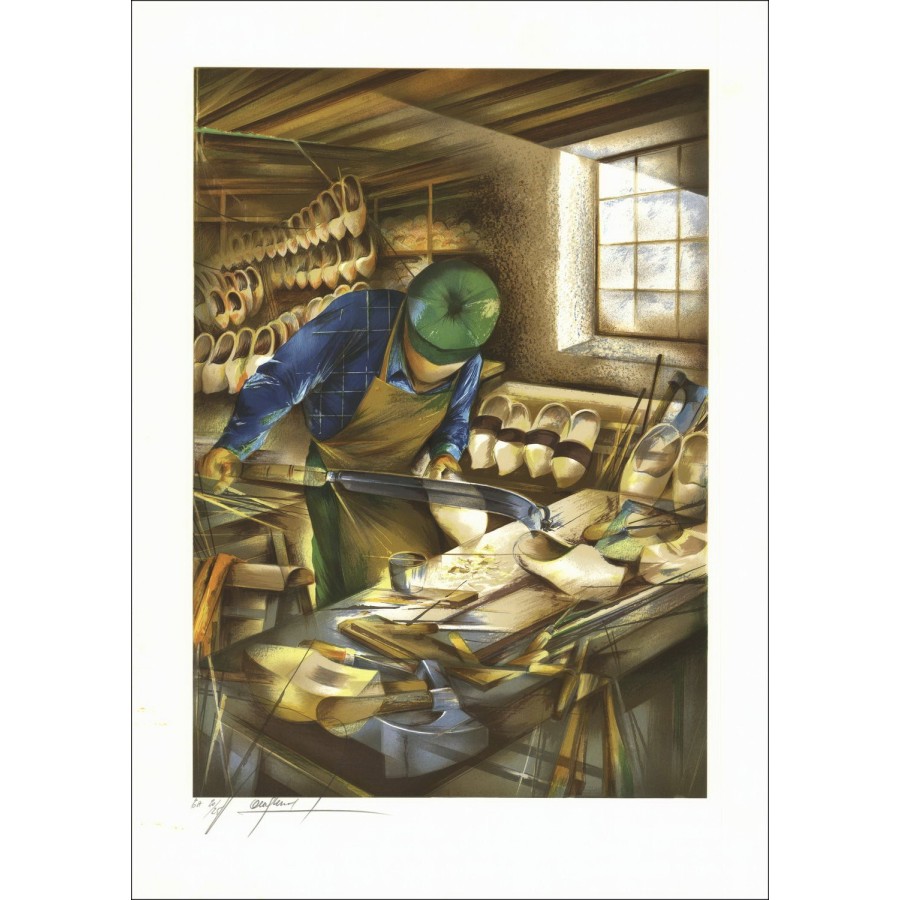 Raymond Chicken Sabotier Original-Lithographie kaufen 