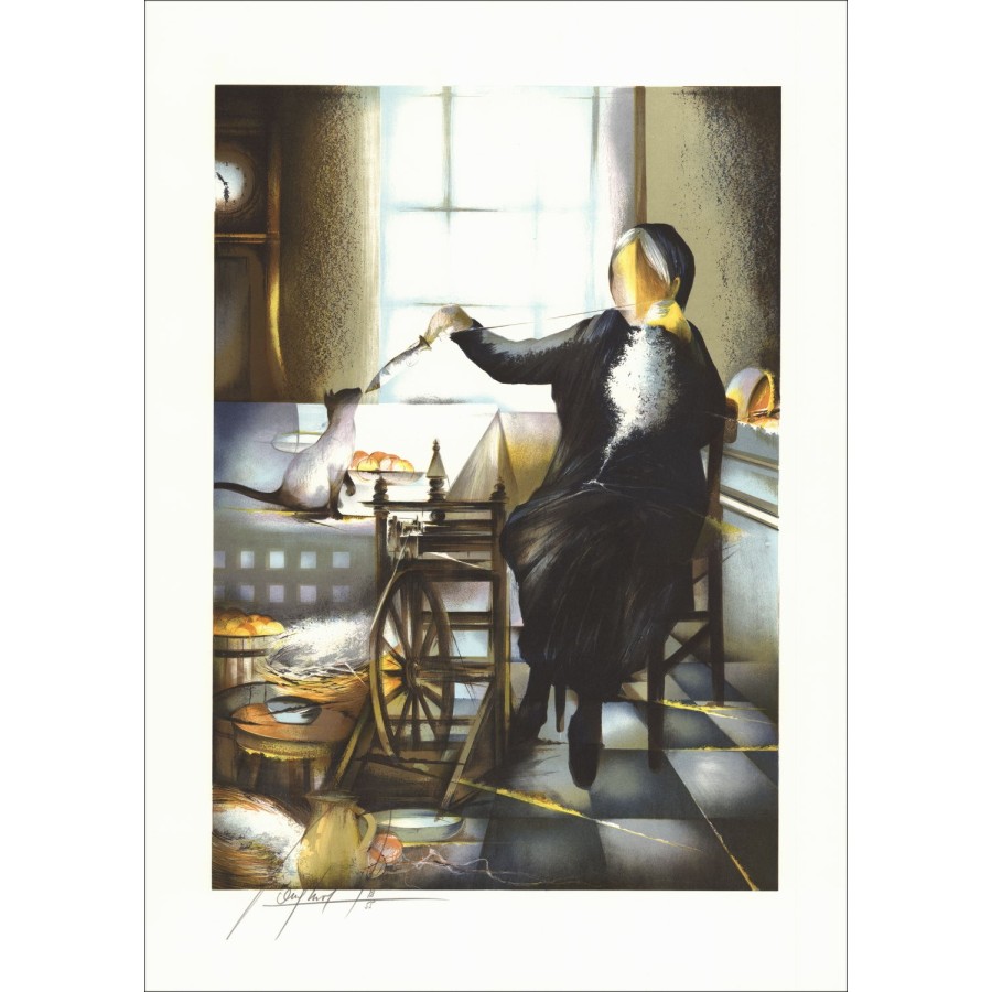 Buy The Spinner Raymond POULET Original Lithograph