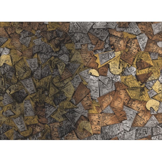 Caesar (Baldaccini) - Litografia originale "Ritratto di compressione della piastra metallica" 75x55cm - 1982