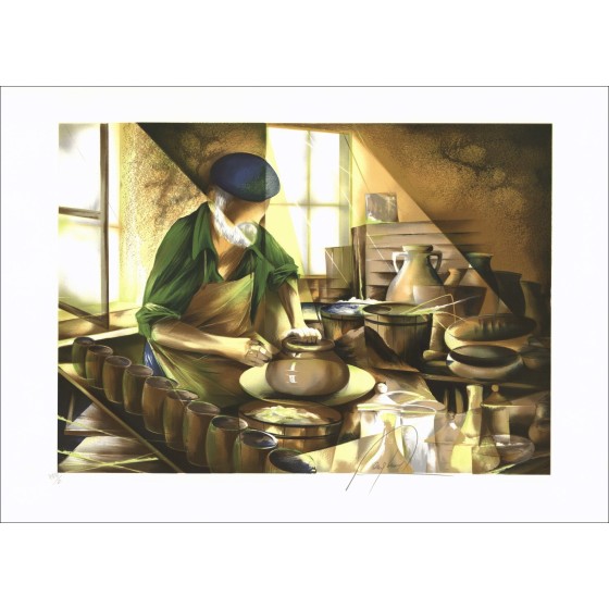 Purchase Raymond POULET The Potter Original Lithograph