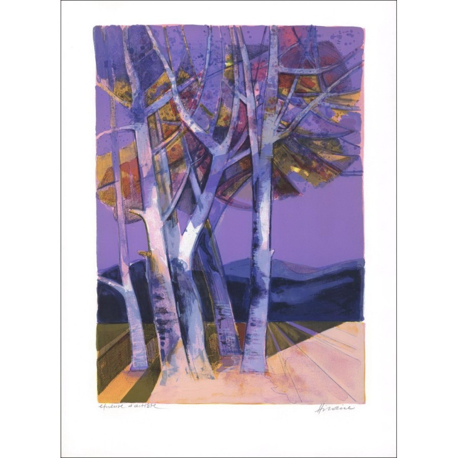 Buy Camille HILAIRE Original Lithograph Trees
