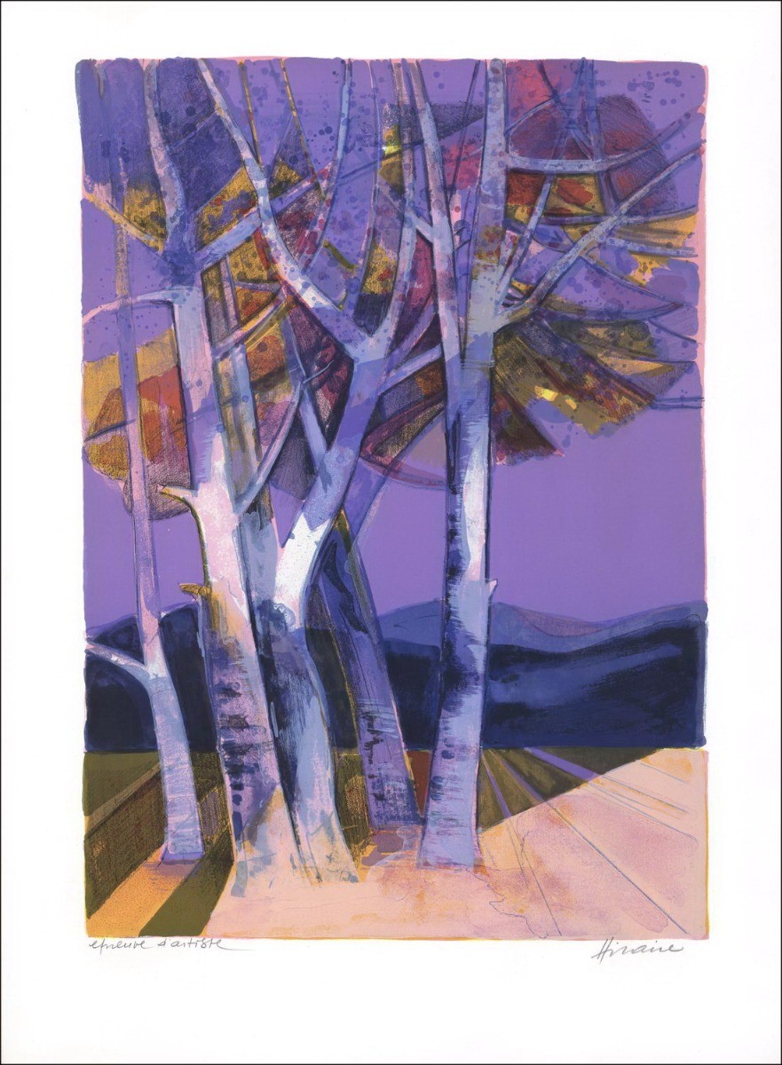 Buy Camille HILAIRE Original Lithograph Trees