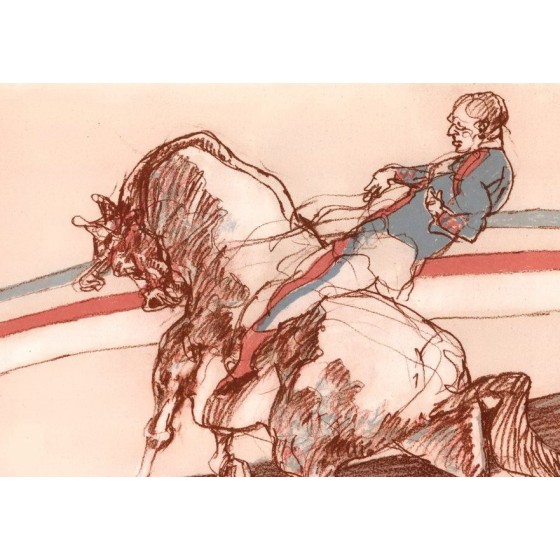 Kaufen Sie Cirque de Claude Weisbuch Original-Lithographie