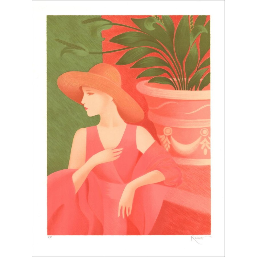 RETIVAT Annie  - Lithographie Originale "Florence"  signée et numérotée au crayon