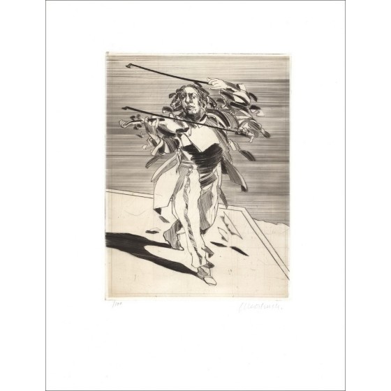 Acquista Claude WEISBUCH Il Violinista, Staccato Incisione Originale