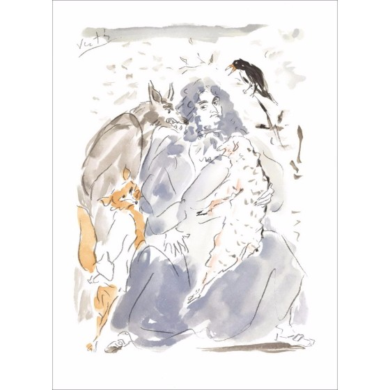Marcel VERTÈS - Original Lithograph "Against those with a discerning taste" 38x28cm - 1961