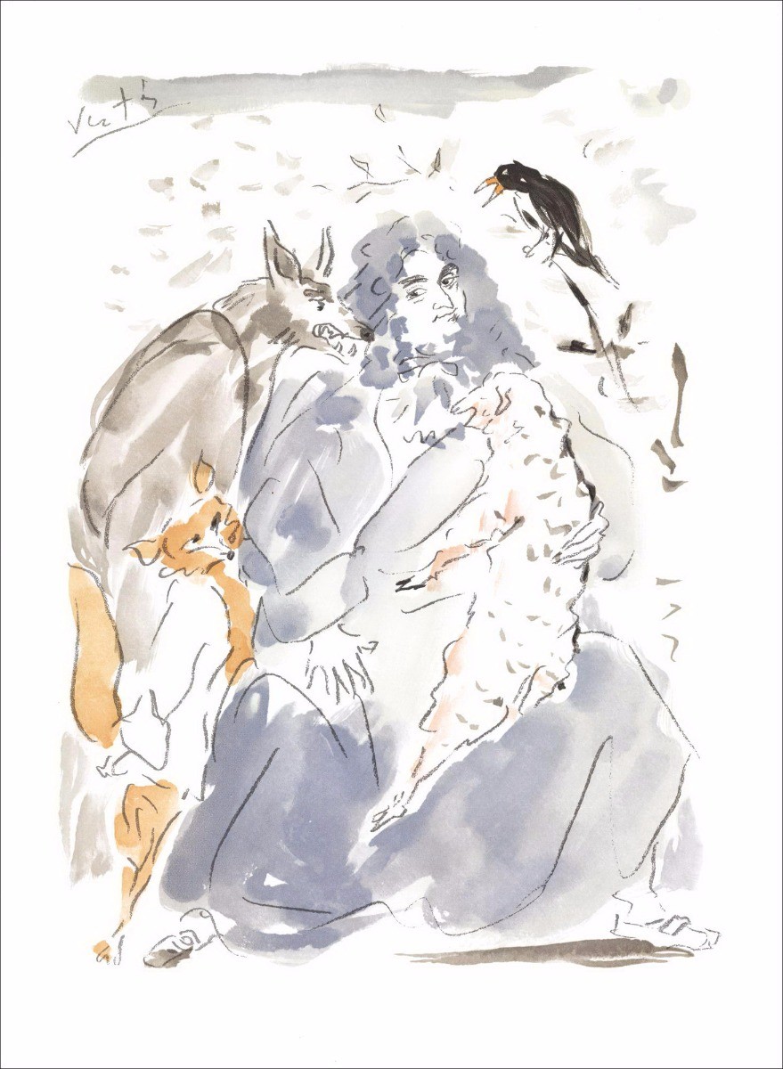 Marcel VERTÈS - Litografia Originale "Contro coloro che hanno il gusto difficile" 38x28cm - 1961