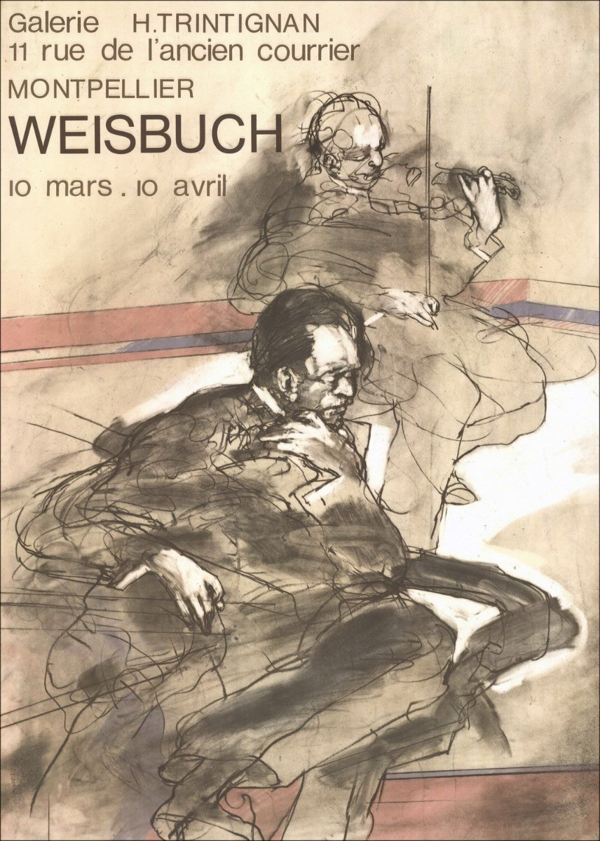 Purchase Claude WEISBUCH Lithograph Galerie H.Trintignan