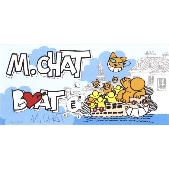 Comprar Silkscreen M.Chat - Gato de barco