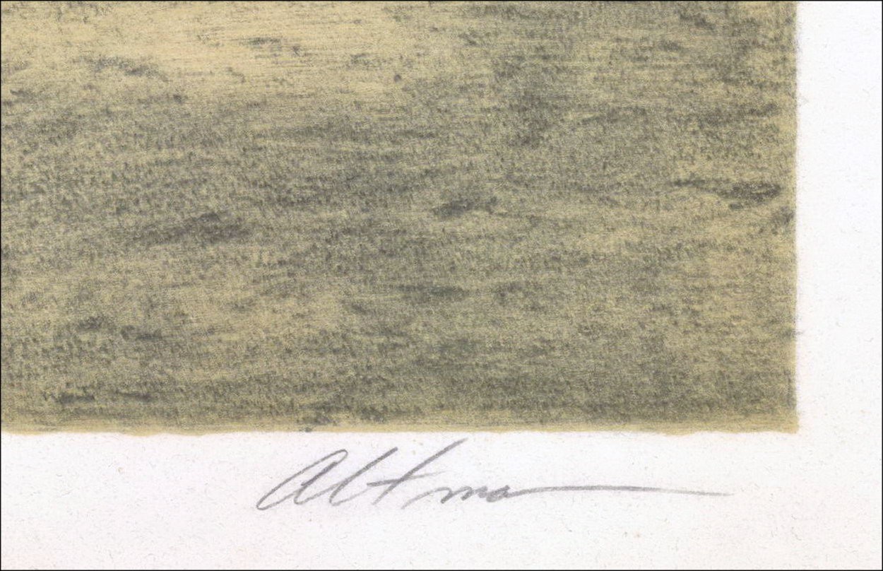 Harold ALTMAN - Original Lithograph "Park Drive" 103x67cm