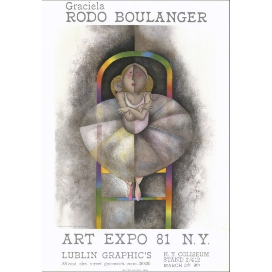 Graciela Rodo Boulanger - Lithographie "Art Expo, New York" 77x54cm - 1981