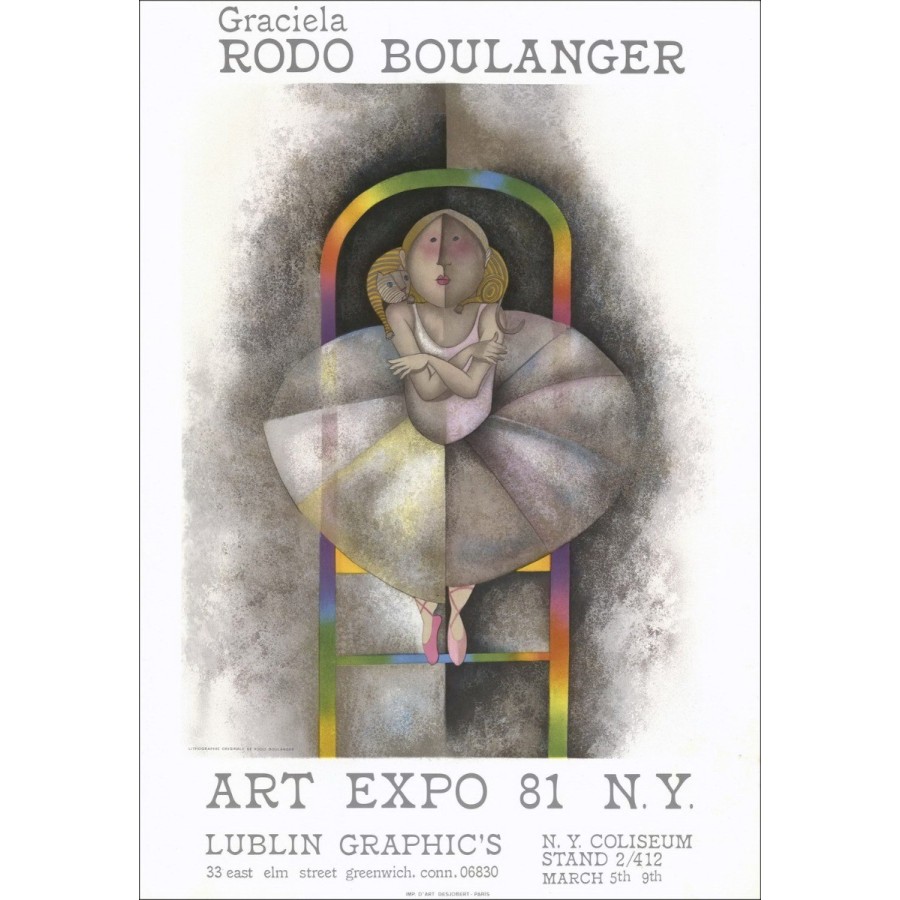 Graciela Rodo Boulanger - Lithographie "Art Expo, New York" 77x54cm - 1981