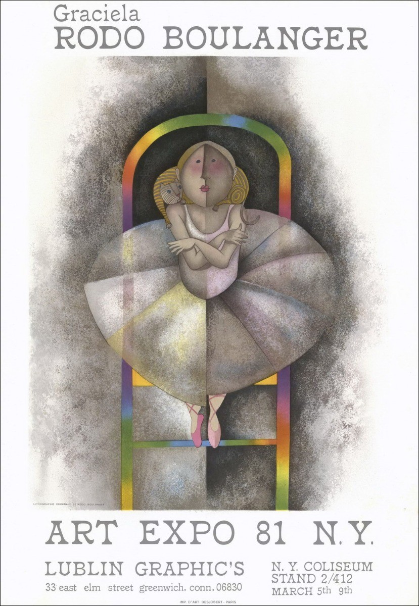 Graciela Rodo Boulanger - Litografia "Art Expo, New York" 77x54cm - 1981