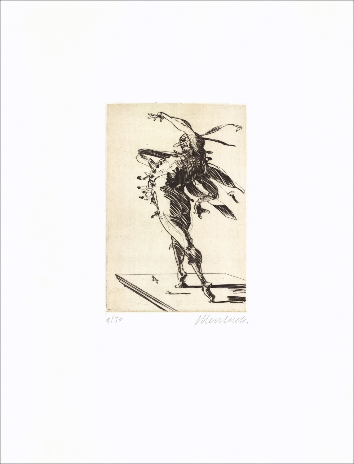 Acquista Omaggio a Callot Pantalone Claude WEISBUCH Incisione originale