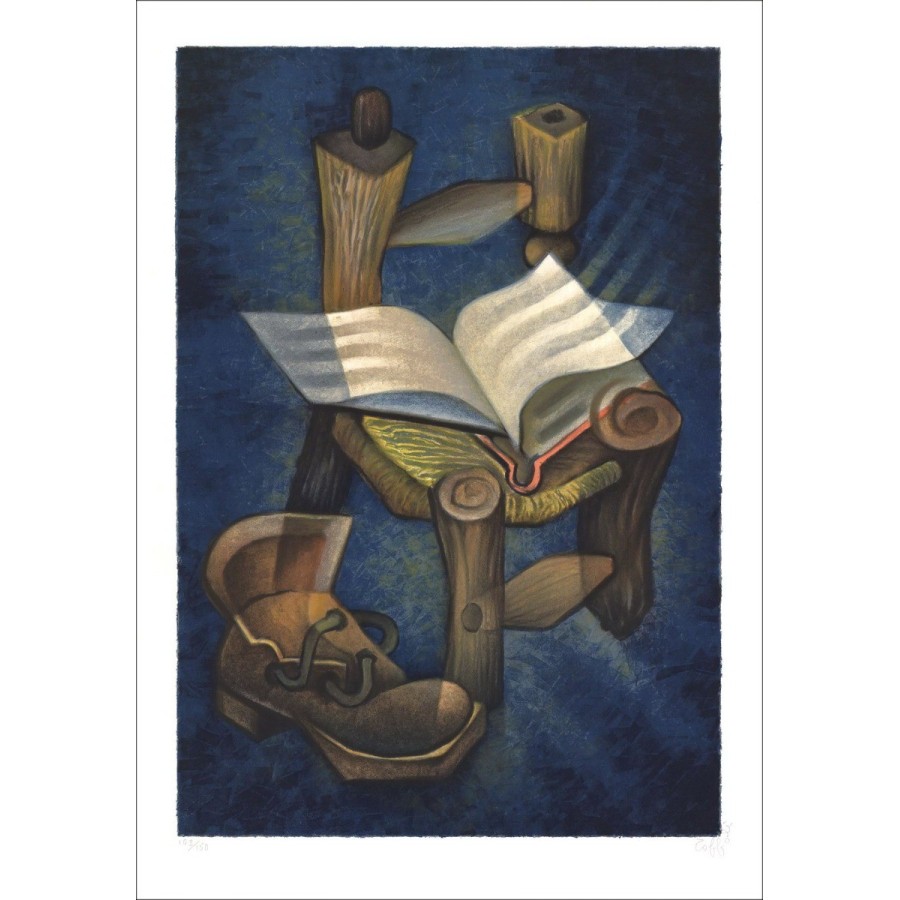 Achat Lithographie originale Louis TOFFOLI Hommage à Van Gogh 1977