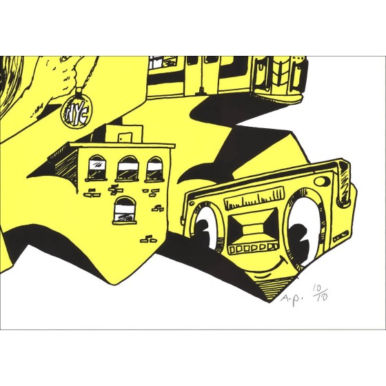 Aankoop Origineel Silk Screen Chris Ellis Daze - Rush Hour 2017