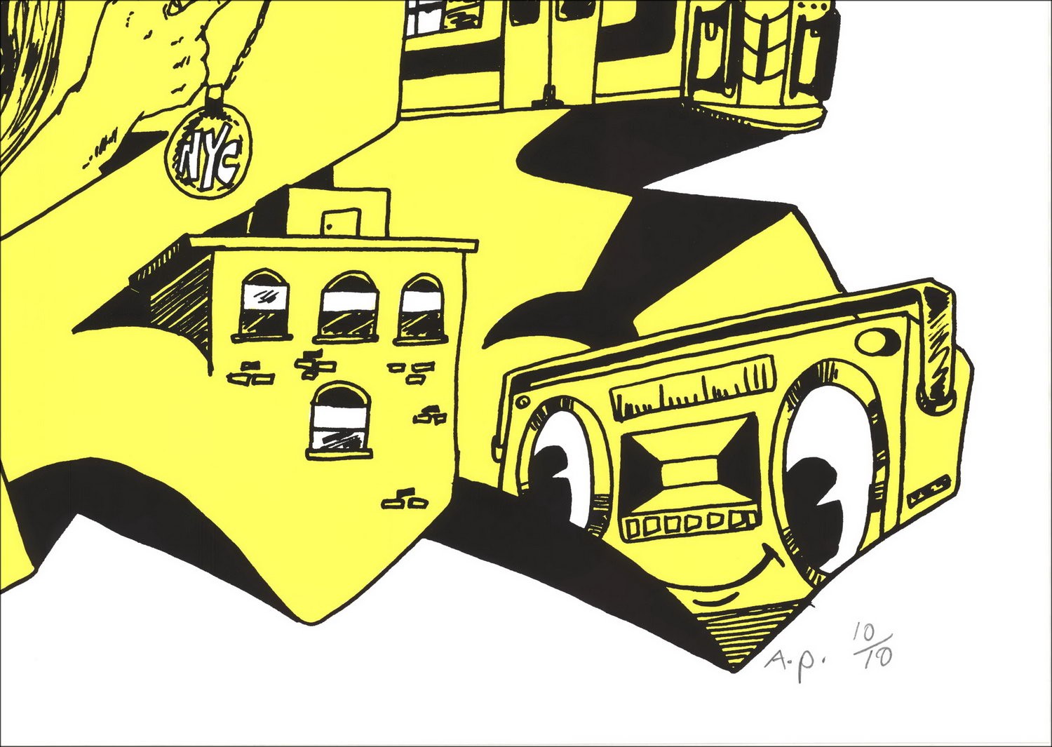 Aankoop Origineel Silk Screen Chris Ellis Daze - Rush Hour 2017