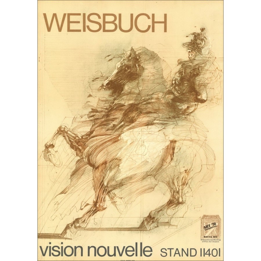 Purchase Claude WEISBUCH Lithograph Vision nouvelle, Washington 1978