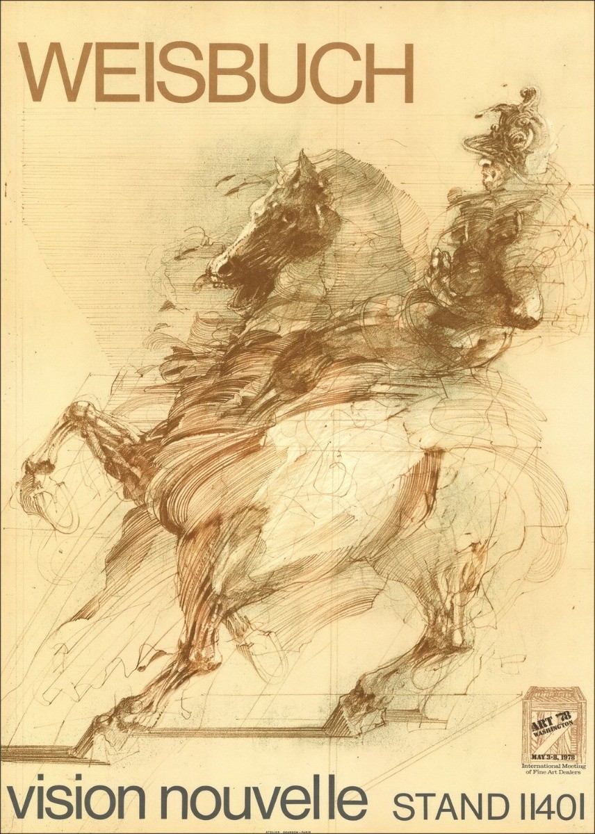 Achat Claude WEISBUCH Lithographie Vision nouvelle, Washington 1978