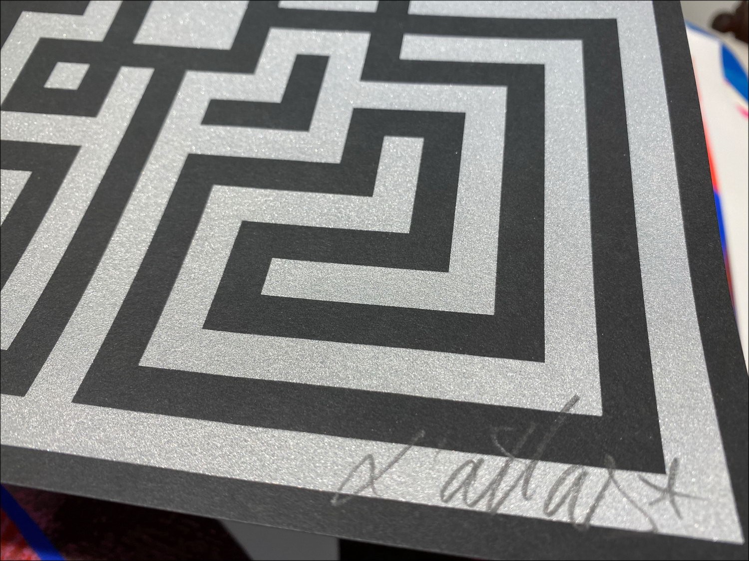 Acheter L'ATLAS Enter the maze Sérigraphie Originale 2019