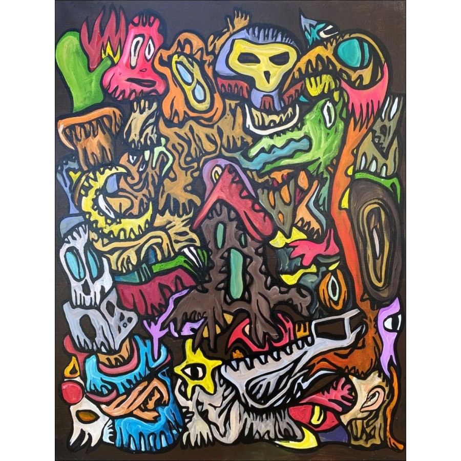 Fabien Verchaee Kaufen Originalgemälde mit Acryl - Zuhause