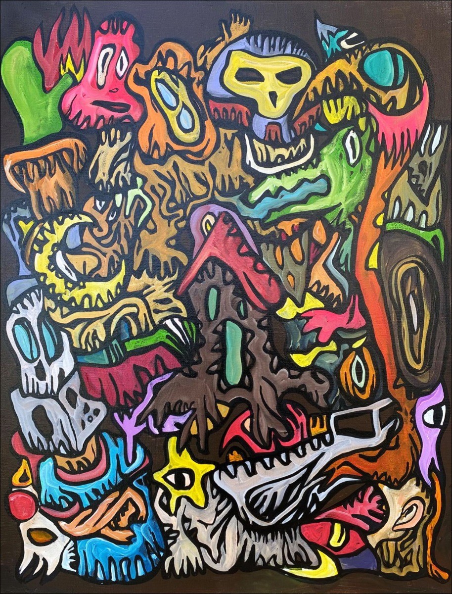 Fabien VERSCHAERE Buy Original Acrylic Painting - Home
