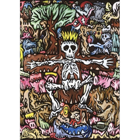 Lithographie kaufen VERSCHAERE Fabien - gefälschter Glaube